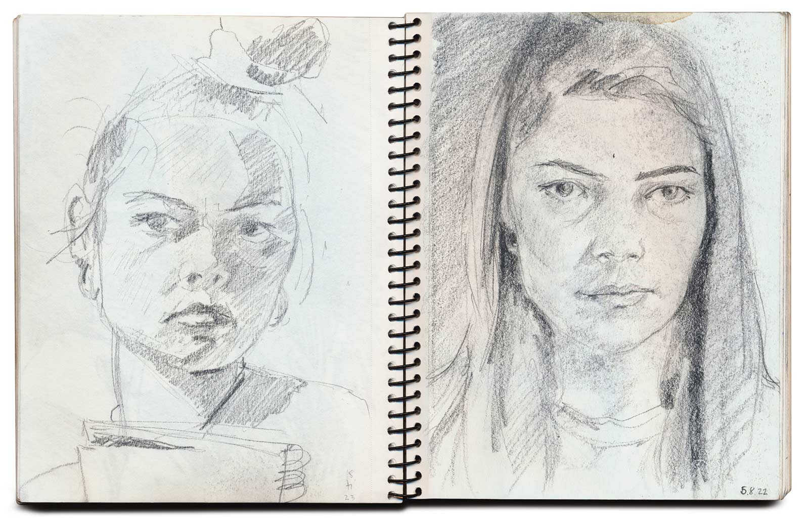 sketches 2023 by Vera den Arend - pencil on paper - 15x21cm