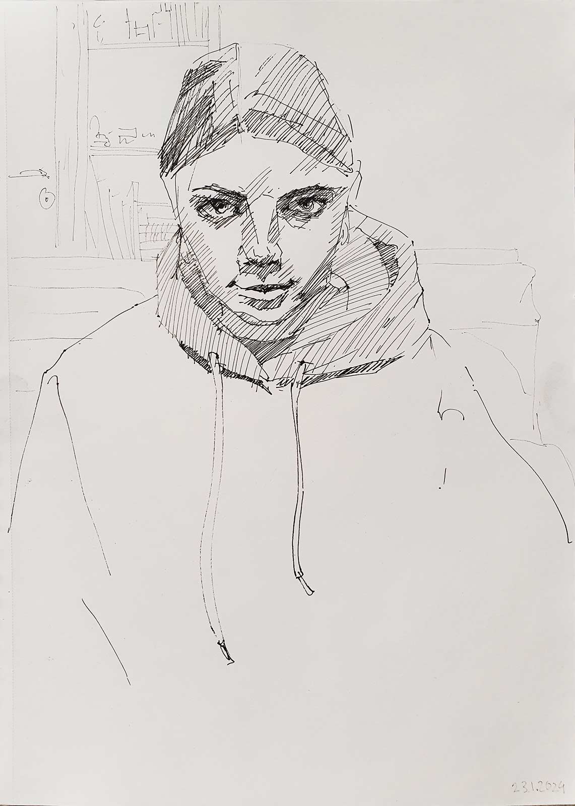 Sketch 2024 by Vera den Arend - pen - A4