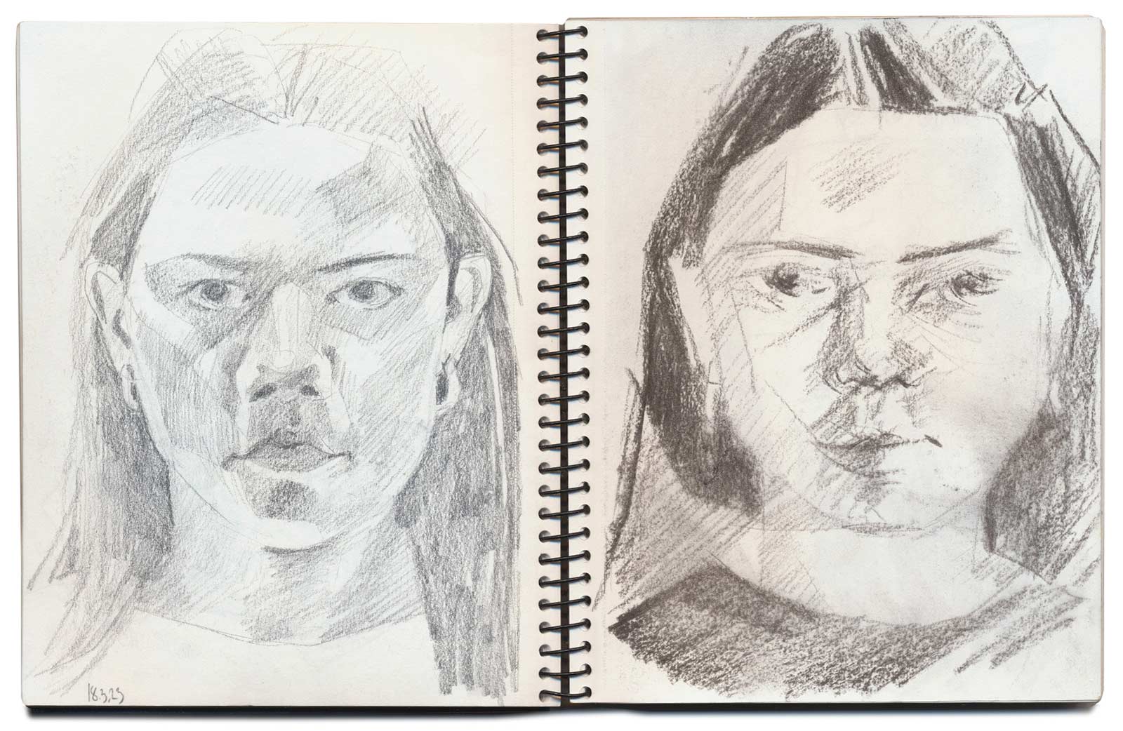 sketches 2023 by Vera den Arend - pencil on paper - 15x21cm